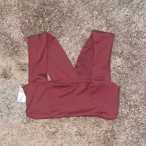 L Space mauve bikini top, size small